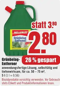 B1 Discount Baumarkt MELLERUD Grünbelag Entferner Angebot