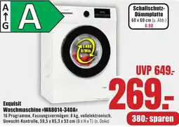 B1 Discount Baumarkt Exquisit Waschmaschine WA8014-340A Angebot