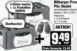 HIT Bitburger Premium Pils Stubbi Angebot