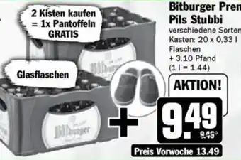 HIT Bitburger Premium Pils Stubbi Angebot