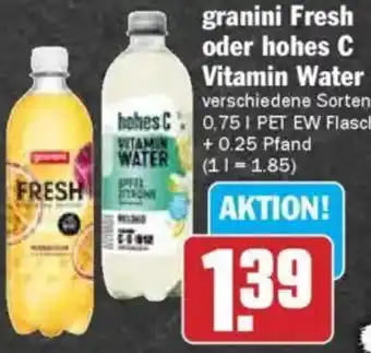 HIT granini Fresh oder hohes C Vitamin Water Angebot