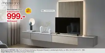 Möbelzentrum Pforzheim Moderano wohnwand Angebot