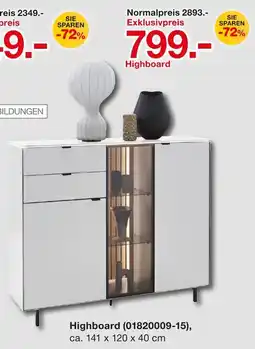 Möbelzentrum Pforzheim Dieter knoll highboard Angebot