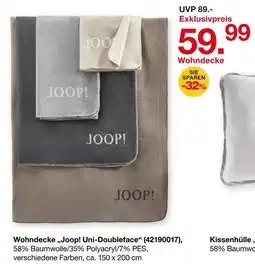 Möbelzentrum Pforzheim Joop! wohndecke uni-doubleface Angebot