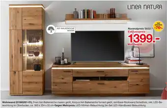 Möbelzentrum Pforzheim Linea natura wohnwand Angebot