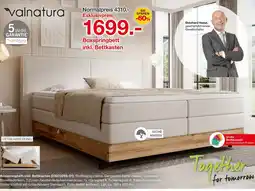 Möbelzentrum Pforzheim Valnatura boxspringbett inkl. bettkasten Angebot