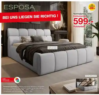 Möbelzentrum Pforzheim Esposa polsterbett Angebot