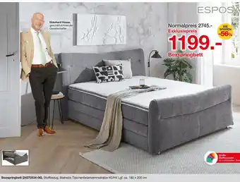 Möbelzentrum Pforzheim Esposa boxspringbett Angebot
