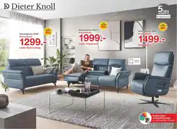 Möbelzentrum Pforzheim Dieter knoll leder-sofa 2-sitzig Angebot