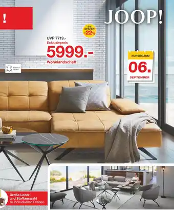 Möbelzentrum Pforzheim Joop wohnzimmer Angebot