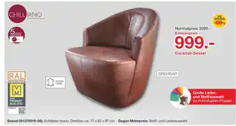 Möbelzentrum Pforzheim Chilliano cocktail-sessel Angebot