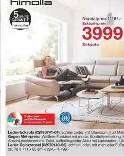 Möbelzentrum Pforzheim Himolla ecksofa Angebot