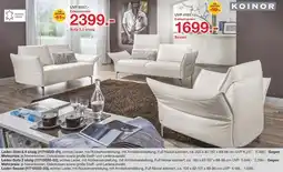 Möbelzentrum Pforzheim Koinor leder-sofa 2,5 sitzig Angebot