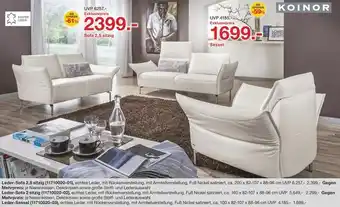 Möbelzentrum Pforzheim Koinor leder-sofa 2,5 sitzig Angebot