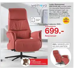 Möbelzentrum Pforzheim Welnova leder-relaxsessel Angebot
