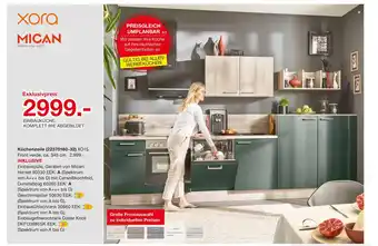 Möbelzentrum Pforzheim Xora, mican küchenzeile x015 Angebot