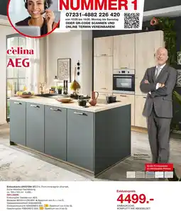 Möbelzentrum Pforzheim Aeg einbauküche eric, front mineralgrün ultramatt Angebot