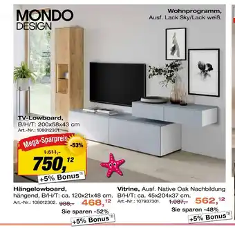 Möbel Inhofer Mondo wohnprogramm Angebot
