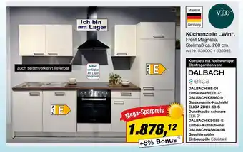 Möbel Inhofer Dalbach, elica küchenzeile „win“ Angebot