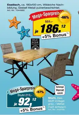 Möbel Inhofer Esstisch Angebot