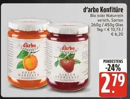 Edeka D'arbo rosen marillen konfitüre extra Angebot
