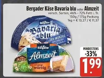 Edeka Bergader käse bavaria blu Angebot