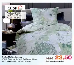 Möbel Inhofer Casa nova satin bettwäsche Angebot