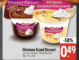 Edeka Ehrmann grand dessert schoko Angebot