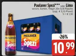 Edeka Paulaner spezi Angebot