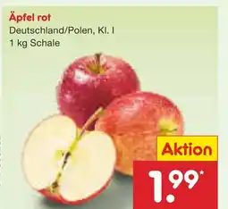 Netto Marken-Discount Äpfel rot Angebot