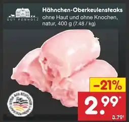Netto Marken-Discount Gut ponholz hähnchen-oberkeulensteaks Angebot