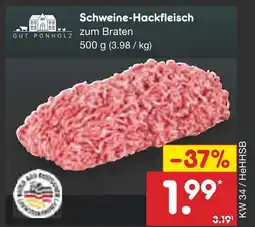 Netto Marken-Discount Gut ponholz schweine-hackfleisch Angebot