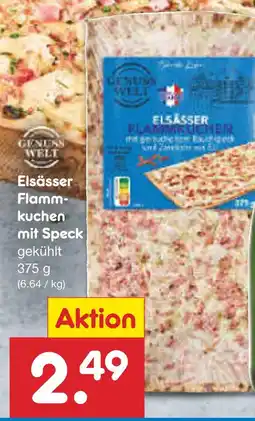 Netto Marken-Discount Genuss welt elsässer flammkuchen mit speck Angebot