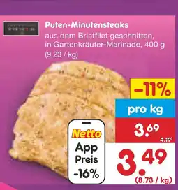 Netto Marken-Discount Puten-minutensteaks Angebot