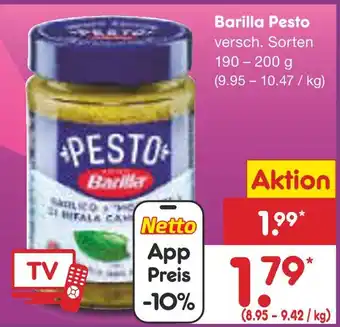Netto Marken-Discount Barilla pesto Angebot