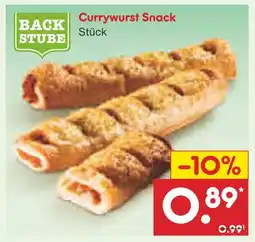 Netto Marken-Discount Backstube currywurst snack Angebot