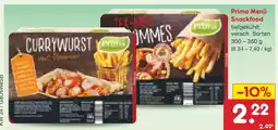 Netto Marken-Discount Prima menü snackfood Angebot