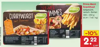 Netto Marken-Discount Prima menü snackfood Angebot