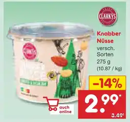 Netto Marken-Discount Clarkys knabber nüsse Angebot