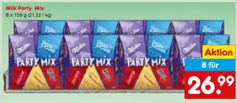 Netto Marken-Discount Milka milk party mix Angebot