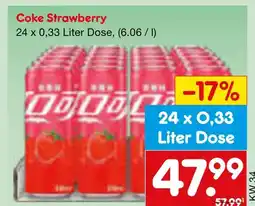 Netto Marken-Discount Coke coke strawberry Angebot