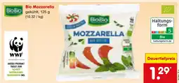 Netto Marken-Discount Biobio bio mozzarella Angebot
