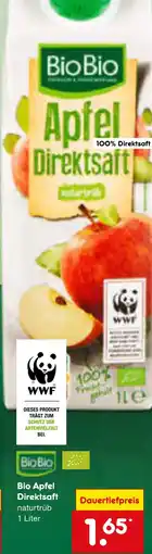 Netto Marken-Discount Biobio apfel direktsaft Angebot