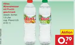 Netto Marken-Discount Vitrex mineralwasser mit fruchtgeschmack Angebot