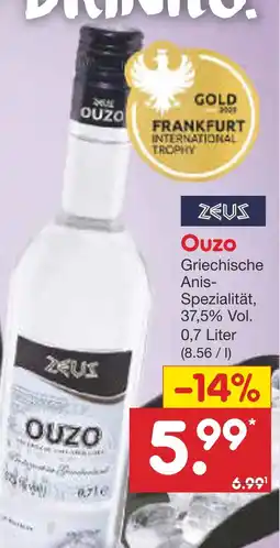 Netto Marken-Discount Zeus ouzo Angebot