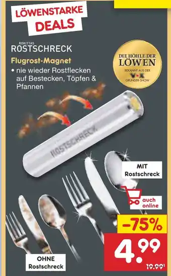 Netto Marken-Discount Rokittas rostschreck flugrost-magnet Angebot