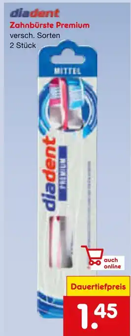 Netto Marken-Discount Zahnbürste premium Angebot