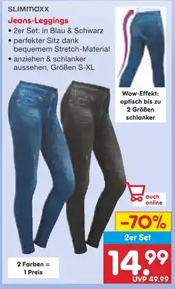 Netto Marken-Discount Slimmaxx jeans-leggings Angebot