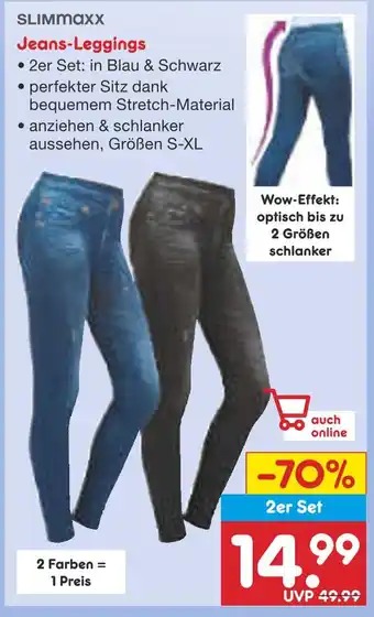 Netto Marken-Discount Slimmaxx jeans-leggings Angebot