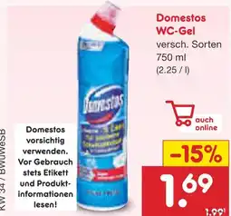 Netto Marken-Discount Domestos wc-gel Angebot